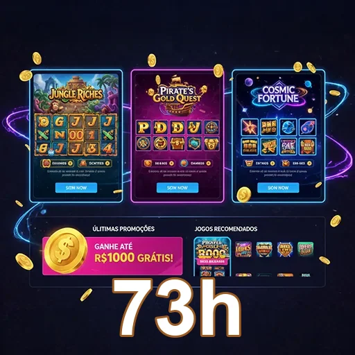 Uma cena de piratas em uma selva cósmica, inspirada no tema do site 73h.